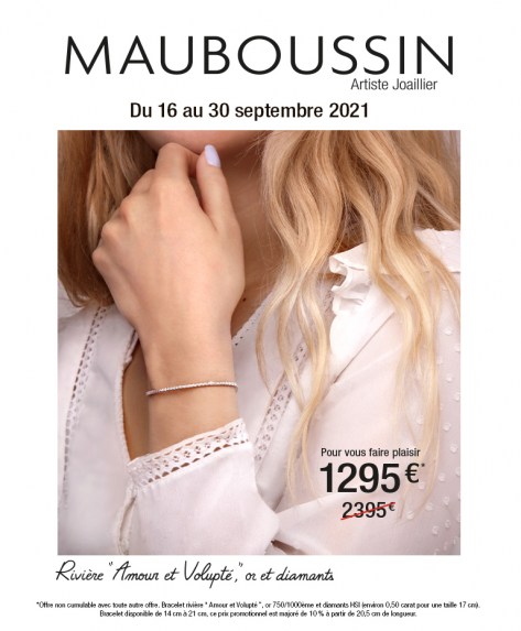 Offre sur le bracelet rivière