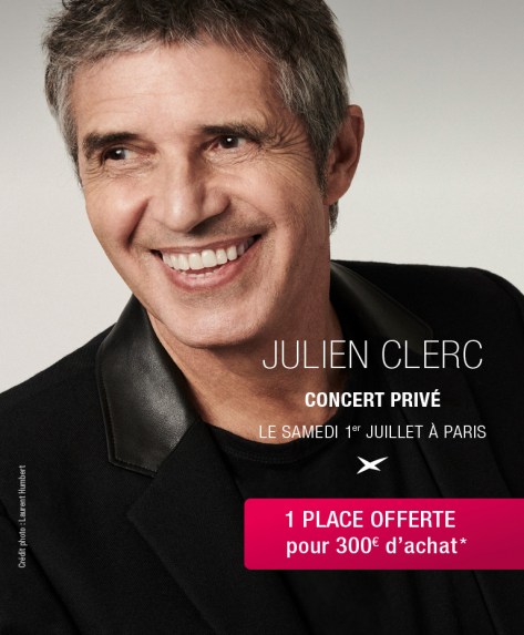 Assistez au concert privé de Julien Clerc