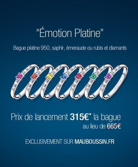 Offre spéciale sur les bagues 