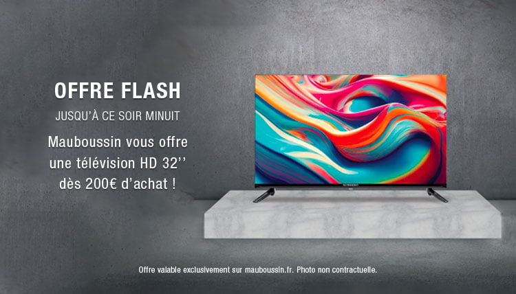 Offre Flash - Une télévision HD offerte !