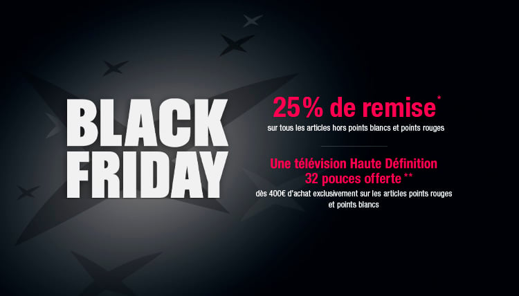 Black Friday offre TV oct 24