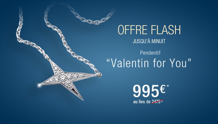 Offre Flash pendentifs "Valenti for You"