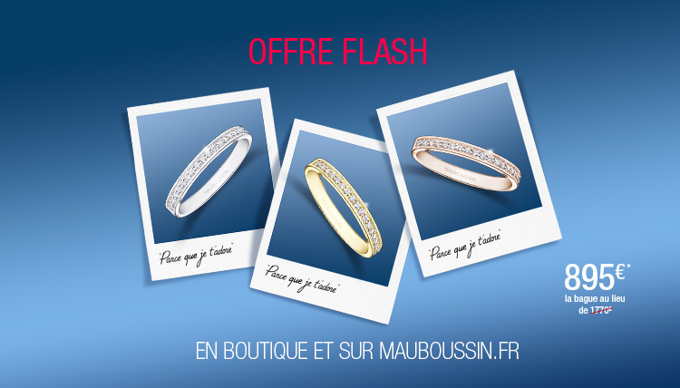 Offre Flash Parce que je t'Adore