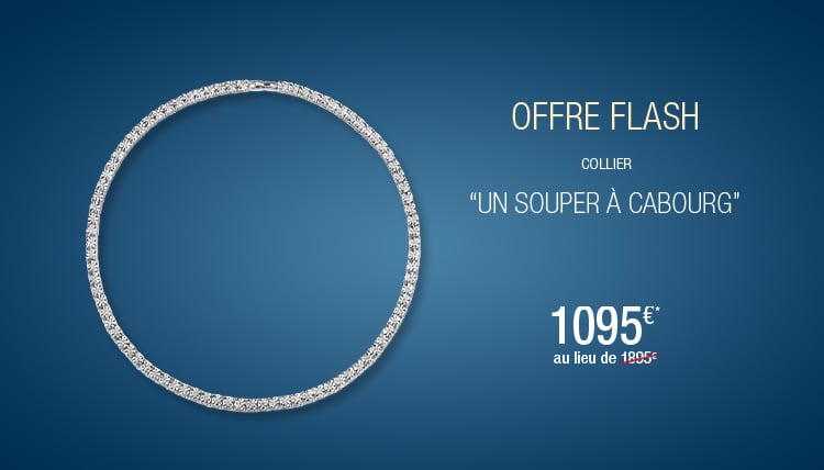 Offre Flash Collier "Un Souper à Cabourg"