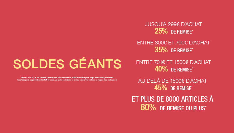 SOLDES GÉANTS