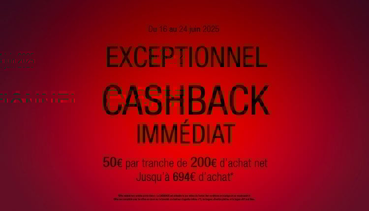 Offre CASHBACK
