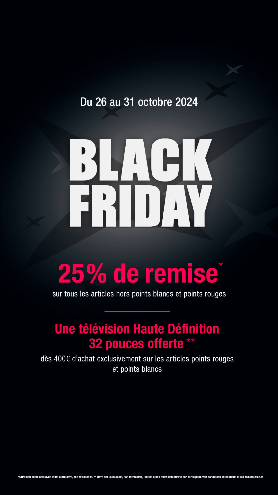 Black Friday TV oct 2 