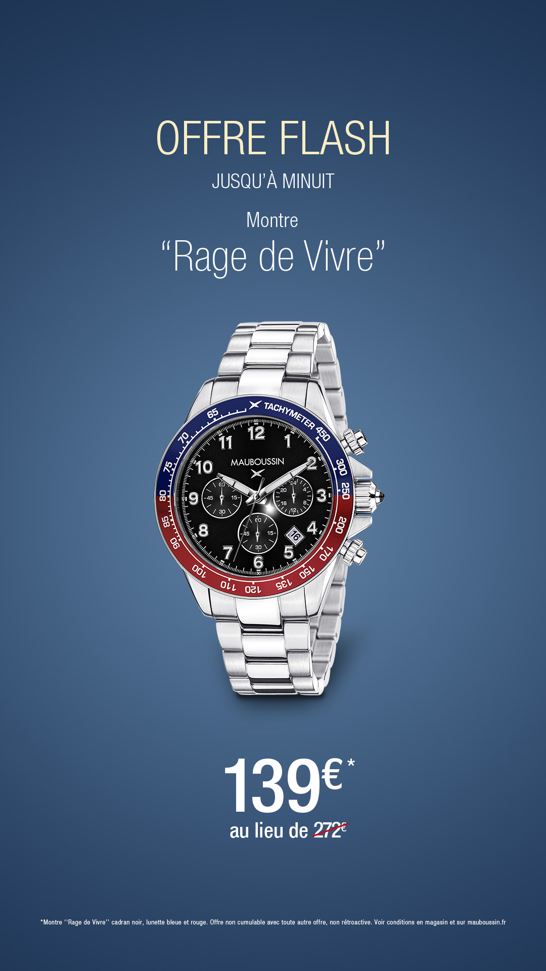 Offre Flash montre Rage de Vivre 3