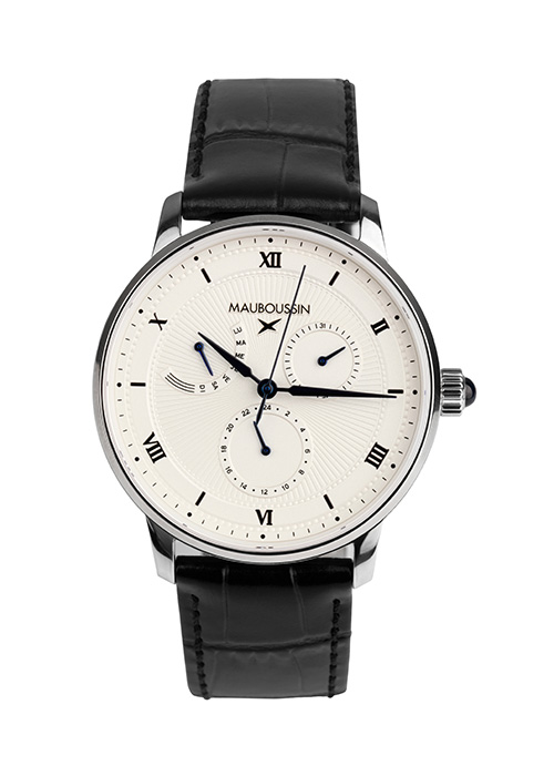Montre homme Mauboussin 1827 42 mm en acier inoxydable, brossé et poli 