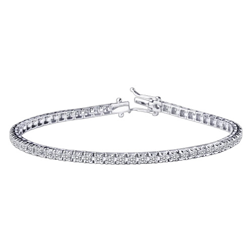 Bague solitaire Irr&eacute;sistible et D&eacute;licieuse N&deg;2 en platine et diamants